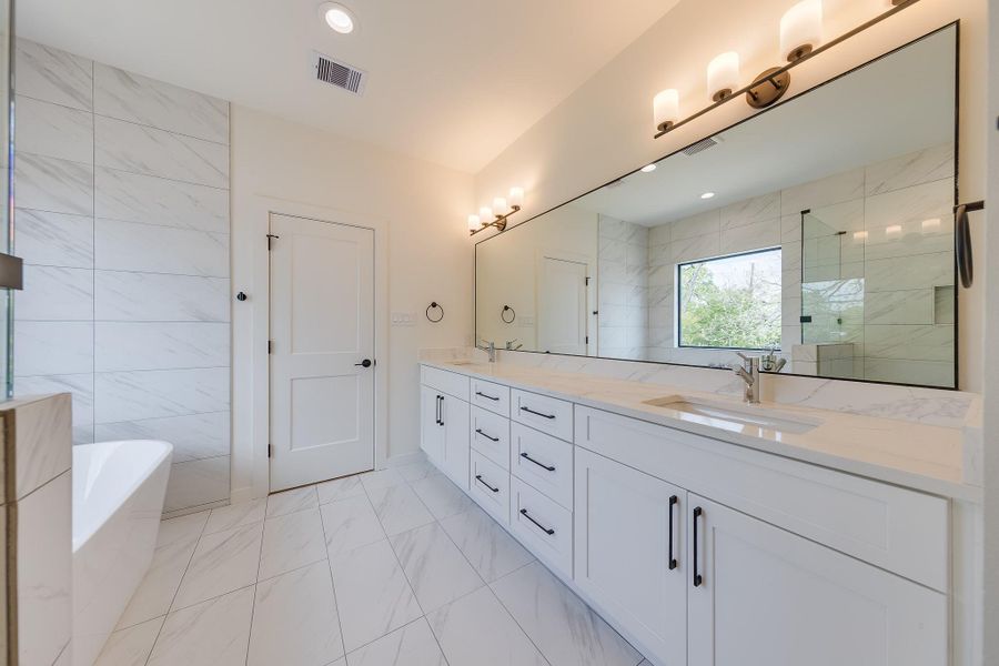 Furnished interior view inside a new home in , Houston (Image 13).