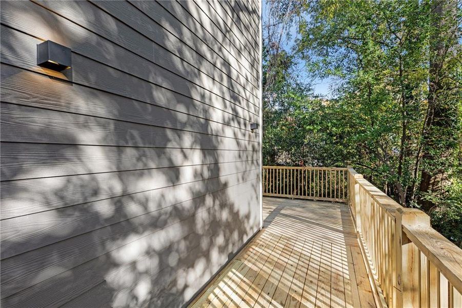 Exterior details and patio area of a home in , Atlanta (Image 27).