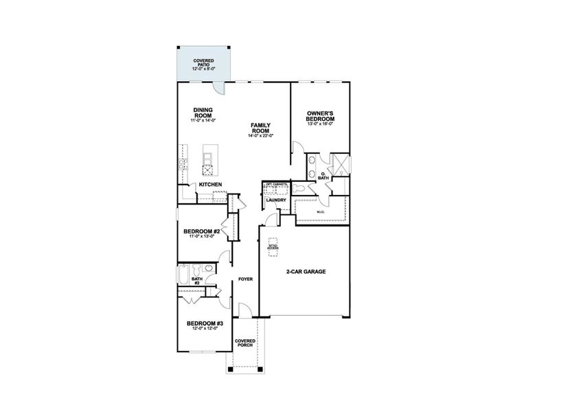 2D floor plan layout of this home in Colony at Cole Springs, Buda, TX (Image 2). 2D floor plan layout of this home in Colony at Cole Springs, Buda, TX (Image 2).