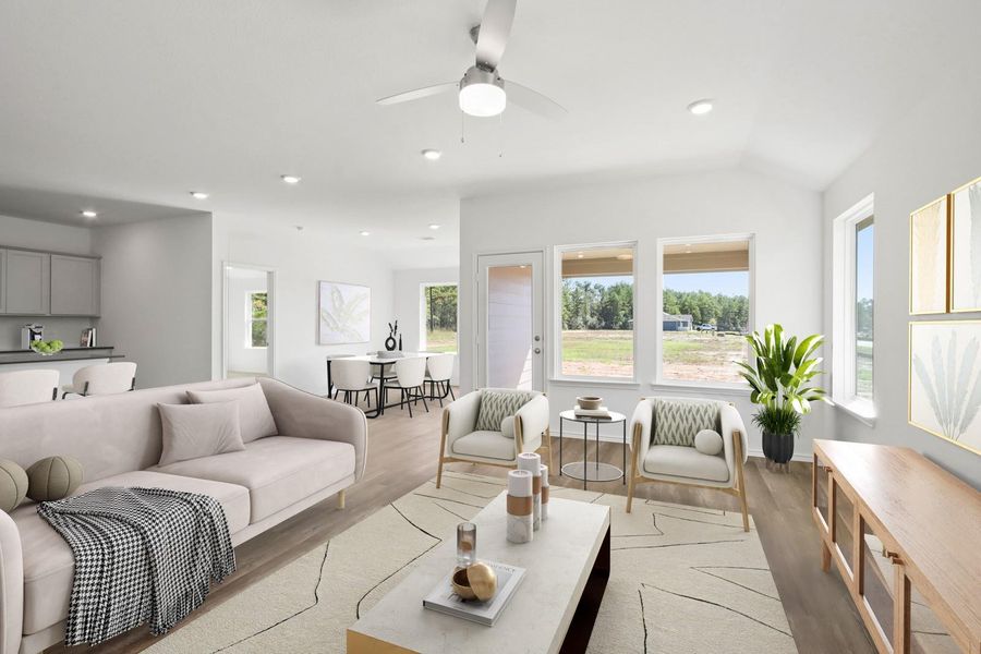 Furnished interior view inside a new home in Medina, Dayton (Image 6).