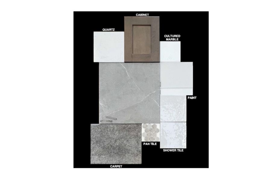 Sample of building materials used in homes in Artisan at Asante, Surprise (Image 32).