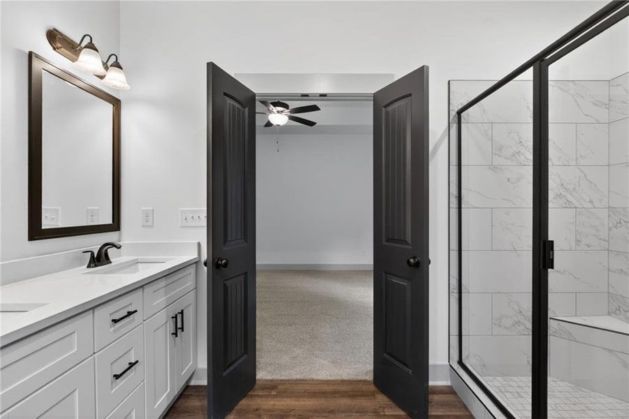 Furnished interior view inside a new home in , Silver Creek (Image 15).
