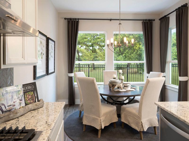 Furnished interior view inside a new home in Pinewood Trails - Luxe Series, Atascocita (Image 5).