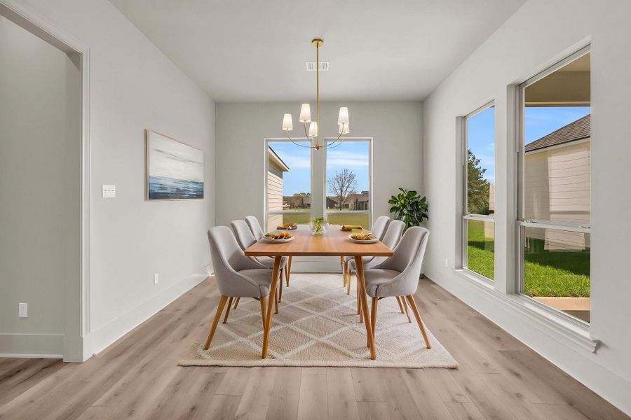 Furnished interior view inside a new home in Chapel Bend, Montgomery (Image 11).