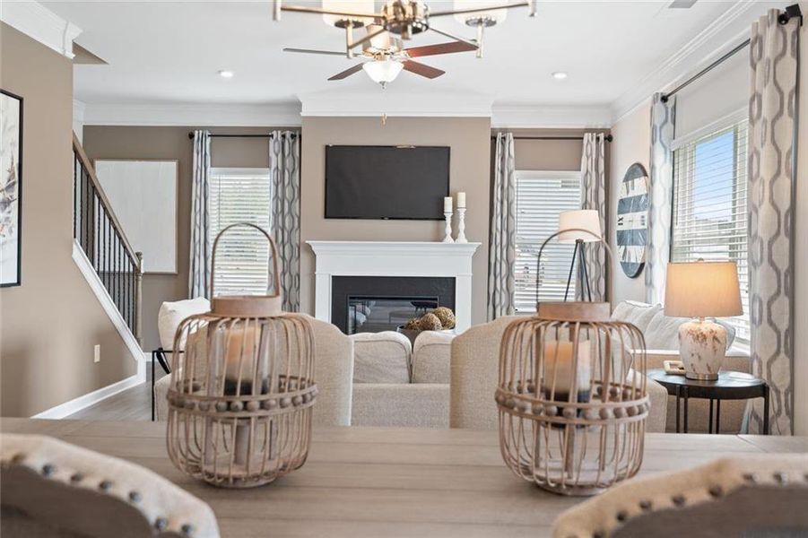 Furnished interior view inside a new home in Evergreen at Lakeside, Temple (Image 4).