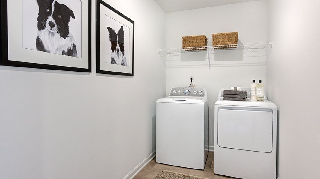 Furnished interior view inside a new home in Magnolia Townes, Wendell (Image 13).