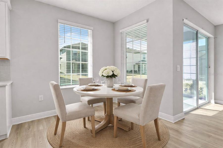 Furnished interior view inside a new home in Reunion Village, Kissimmee (Image 10).