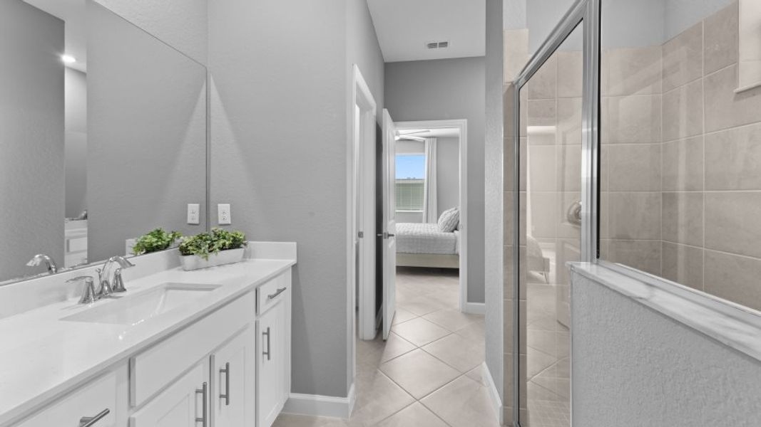 Orchid plan Owner's bathroom Orchid plan Owner's bathroom