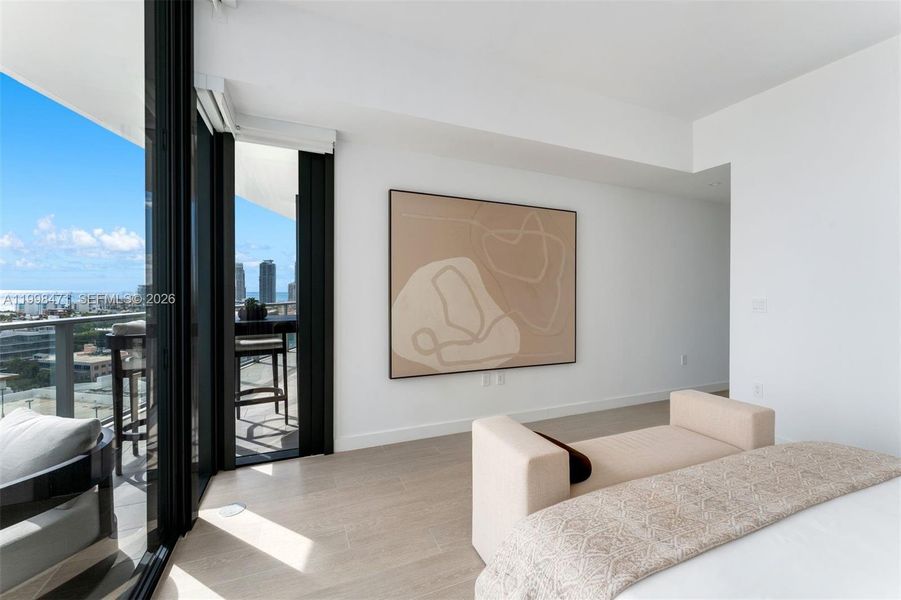 Furnished interior view inside a new home in , Miami Beach (Image 8).