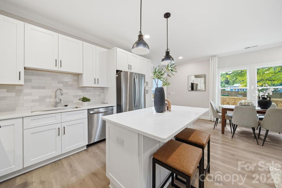 Furnished interior view inside a new home in , Charlotte (Image 15).
