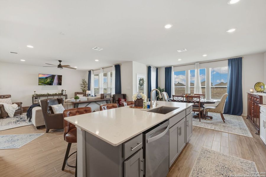 Furnished interior view inside a new home in Lily Springs, Seguin (Image 12).