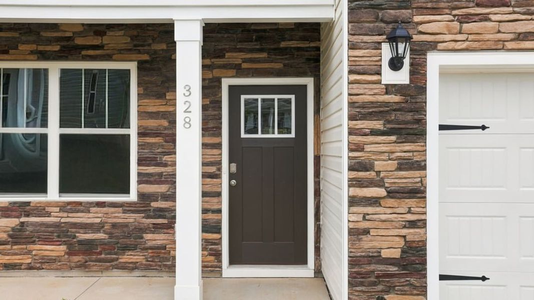 Exterior details and patio area of a home in Spring Ridge, Anderson (Image 3). Exterior details and patio area of a home in Spring Ridge, Anderson (Image 3).