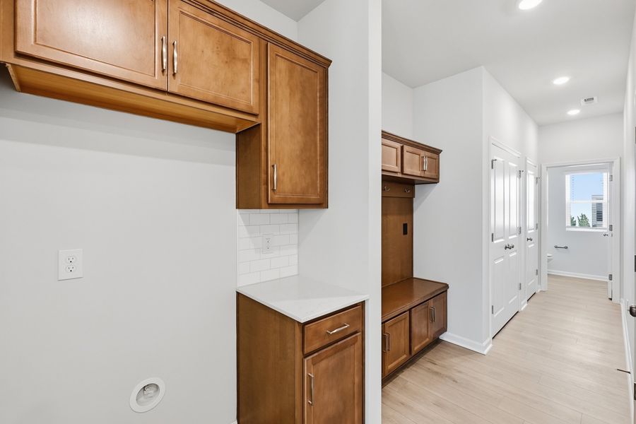 Furnished interior view inside a new home in Nichols Landing, Charlotte (Image 9).