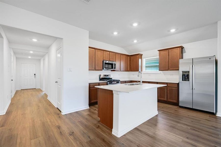 Furnished interior view inside a new home in River Ridge, Crandall (Image 12). Furnished interior view inside a new home in River Ridge, Crandall (Image 12).
