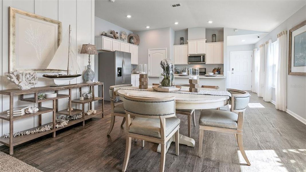 Furnished interior view inside a new home in Entrada, St. Augustine (Image 19).