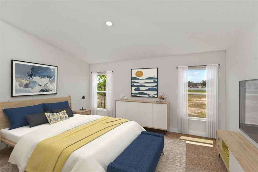 Furnished interior view inside a new home in Cherrywood Preserve, Ocala (Image 4).