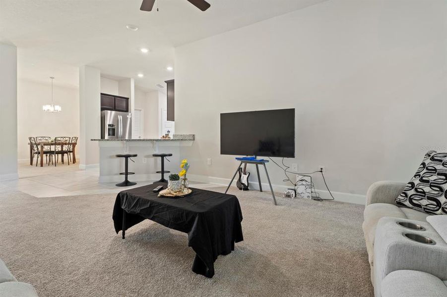 Furnished interior view inside a new home in , Harmony (Image 12).