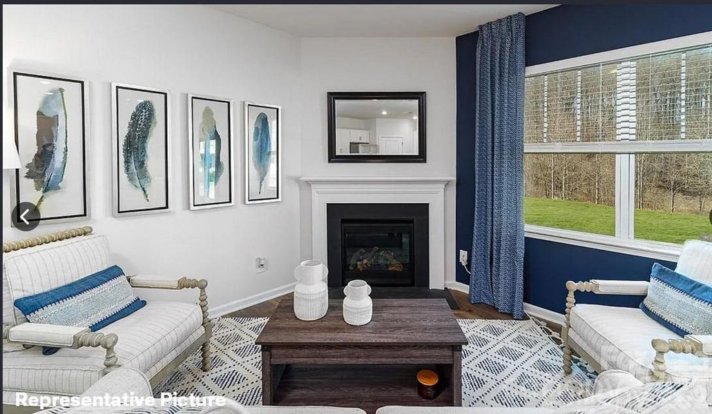 Furnished interior view inside a new home in Brinkley Ridge, Kings Mountain (Image 5). Furnished interior view inside a new home in Brinkley Ridge, Kings Mountain (Image 5).