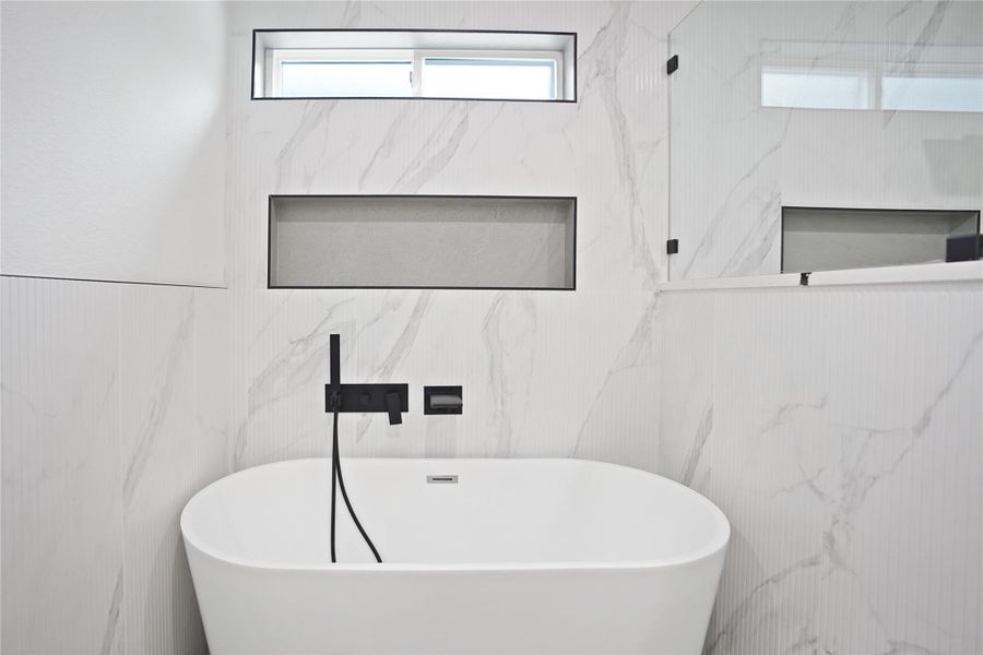 Close-up of interior finishes inside a home in , Houston (Image 10).