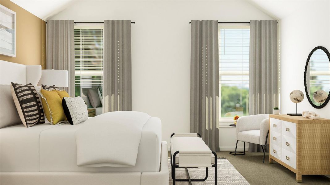 Furnished interior view inside a new home in Lively Ranch: Brookstone Collection, Georgetown (Image 6). Furnished interior view inside a new home in Lively Ranch: Brookstone Collection, Georgetown (Image 6).