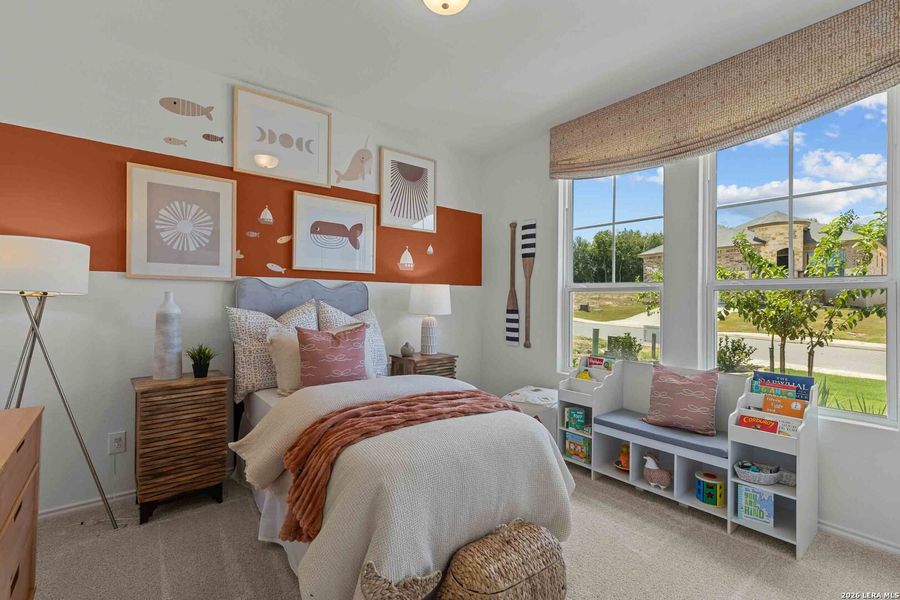 Furnished interior view inside a new home in Royal Crest, San Antonio (Image 13).