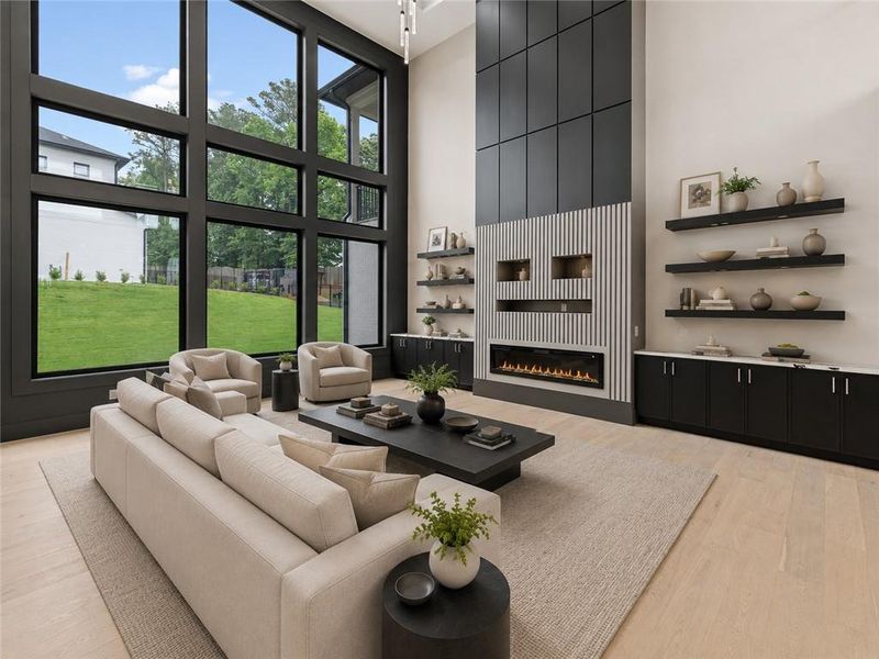 Furnished interior view inside a new home in , Lawrenceville (Image 7).