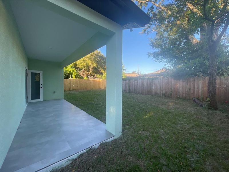 Exterior details and patio area of a home in , Tampa (Image 28). Exterior details and patio area of a home in , Tampa (Image 28).