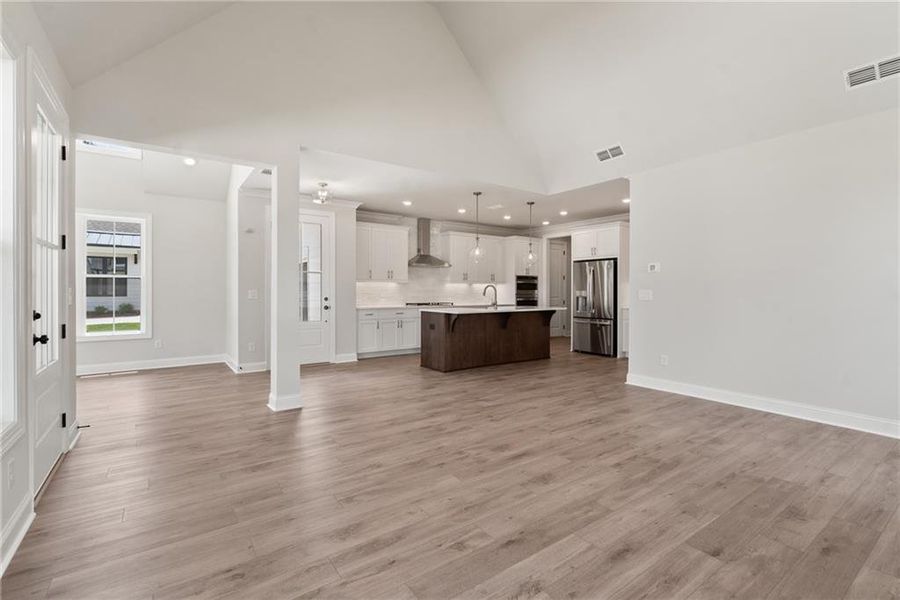 Spacious, unfurnished interior of a new home in Promenade at Sawnee Village, Cumming (Image 43).