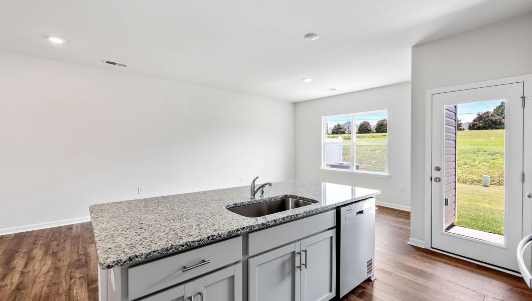 Furnished interior view inside a new home in Brookside Ridge Townhomes, Greer (Image 10). Furnished interior view inside a new home in Brookside Ridge Townhomes, Greer (Image 10).