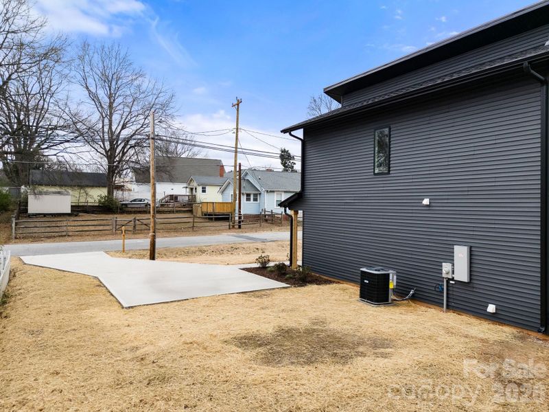 Exterior details and patio area of a home in , Kannapolis (Image 3). Exterior details and patio area of a home in , Kannapolis (Image 3).