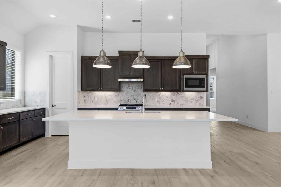 Furnished interior view inside a new home in The Trails, New Caney (Image 10). Furnished interior view inside a new home in The Trails, New Caney (Image 10).