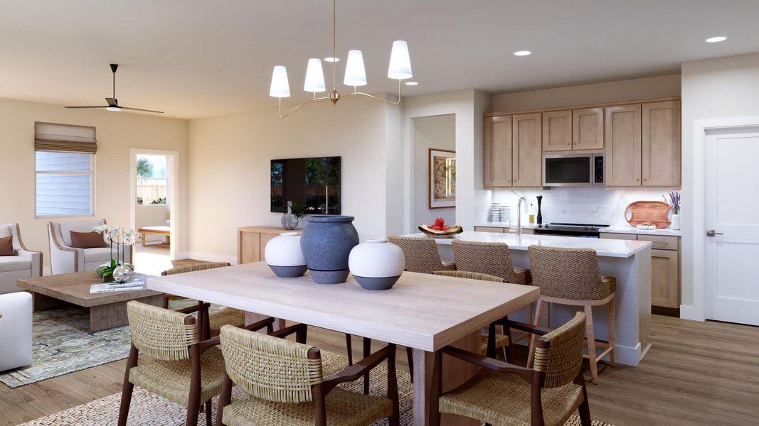 Dining Room | Zoe at Lariat in Liberty Hill, TX by Landsea Homes