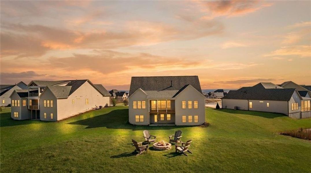 Front exterior of a new home in Horizon at Laurel Canyon, Canton, GA, highlighting curb appeal (Image 26).