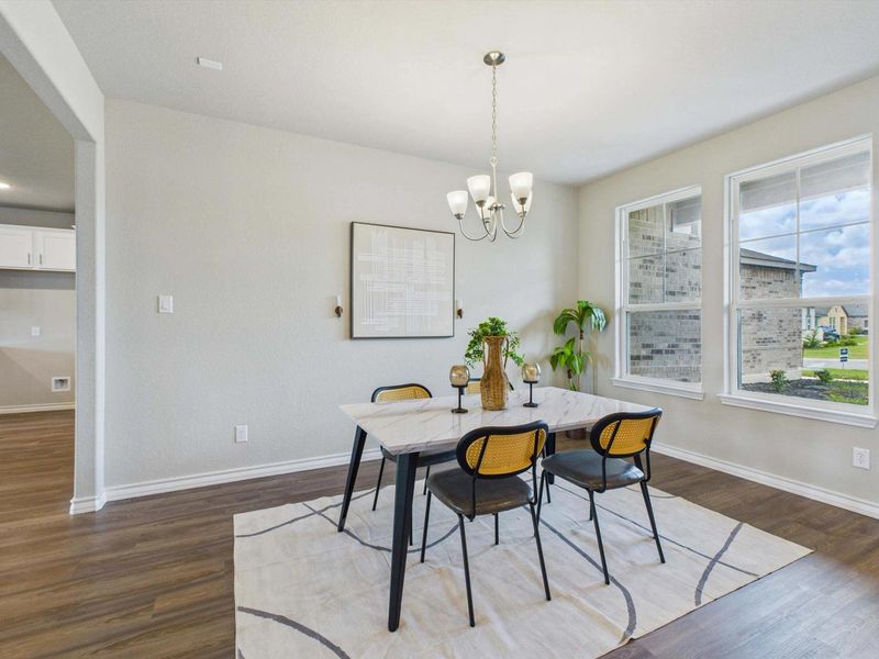 Representative furnished interior of a home built from the The Foster E by Davidson Homes LLC in Potranco Oaks, Castroville (Image 8). Representative furnished interior of a home built from the The Foster E by Davidson Homes LLC in Potranco Oaks, Castroville (Image 8).