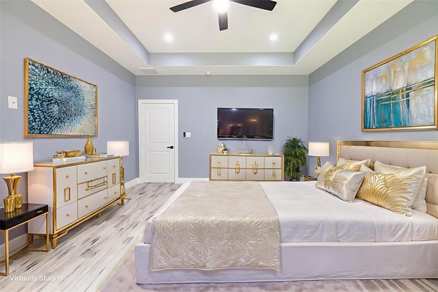 Furnished interior view inside a new home in , Willis (Image 5).