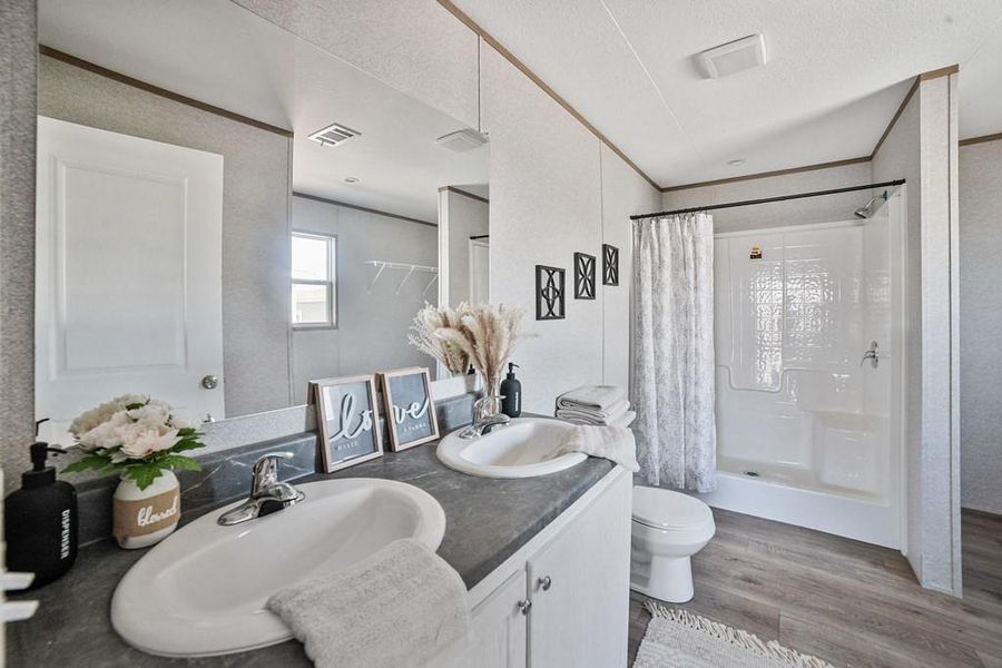 Furnished interior view inside a new home in , Poolville (Image 29).