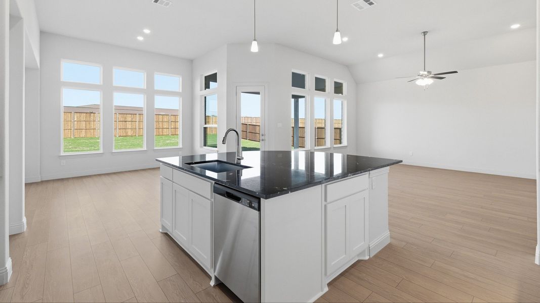 Representative furnished interior of a home built from the Tulane by DRB Homes in Green Meadows Classic, Celina (Image 24).