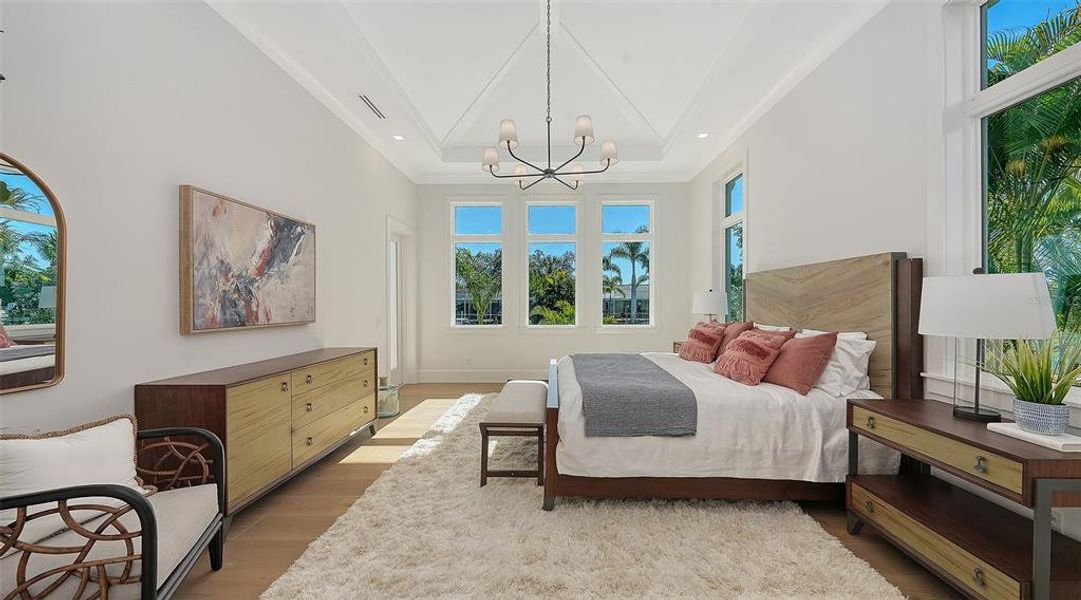 Furnished interior view inside a new home in , Sarasota (Image 10).
