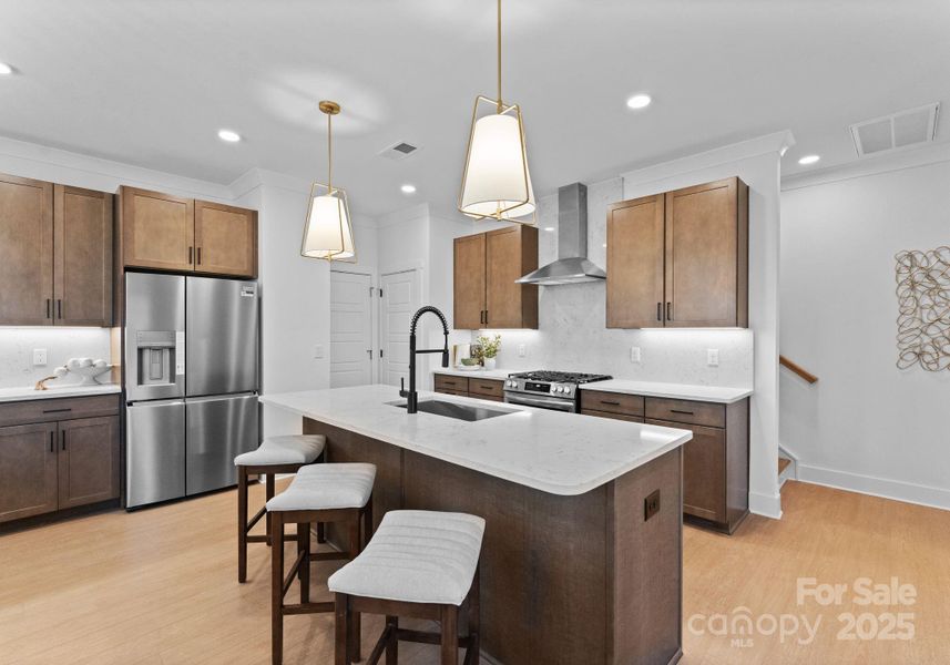 Photo is of model home in community, finishes may vary