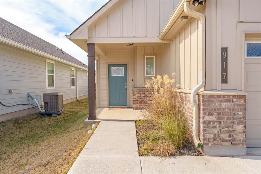 Exterior details and patio area of a home in , Waco (Image 3). Exterior details and patio area of a home in , Waco (Image 3).
