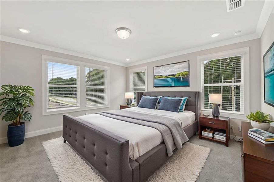 Furnished interior view inside a new home in Martin Springs - Highland Series, Lawrenceville (Image 14).