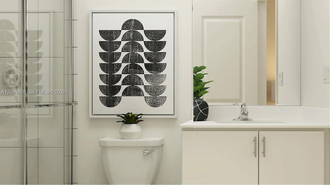 Next Gen® SuiteAn elegant glass-enclosed shower and cultured marble vanity complete the Next Gen® bathroom. Next Gen® SuiteAn elegant glass-enclosed shower and cultured marble vanity complete the Next Gen® bathroom.