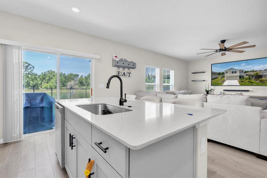 Furnished interior view inside a new home in Crosswind Point, Parrish (Image 24).