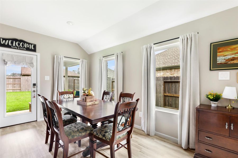 Furnished interior view inside a new home in Pinewood at Grand Texas, New Caney (Image 11).