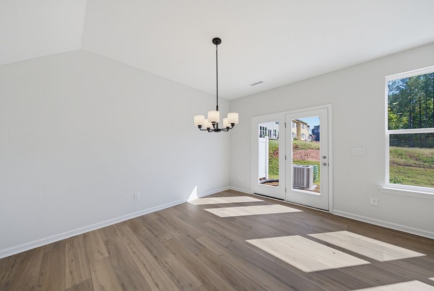 Spacious, unfurnished interior of a new home in Sweetbrier, Durham (Image 16).