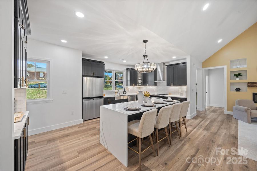 Furnished interior view inside a new home in , Charlotte (Image 17).