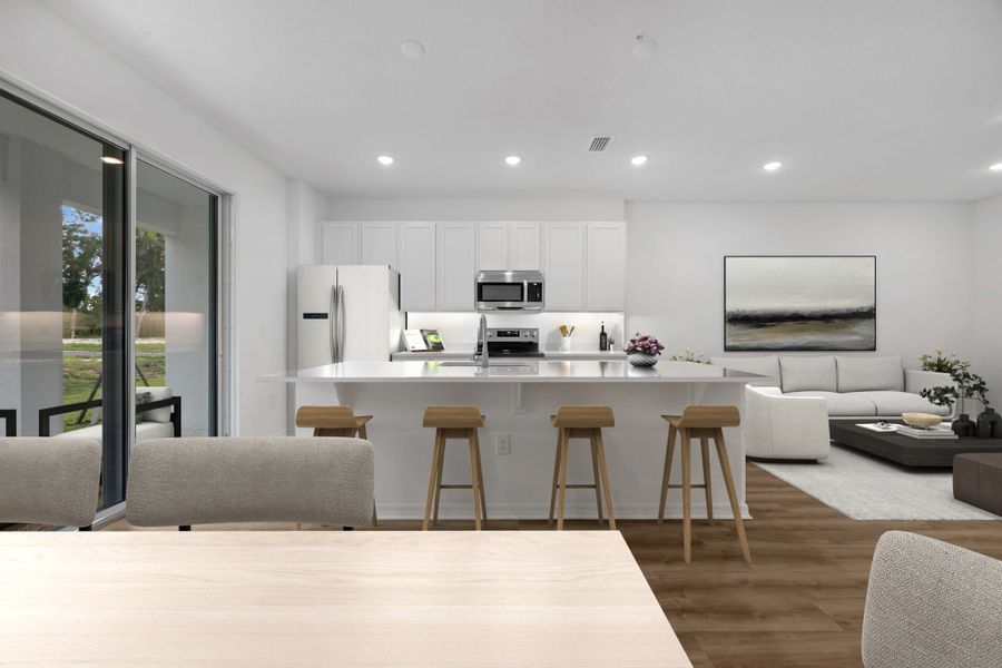 Large Kitchen with 42" Cabinets