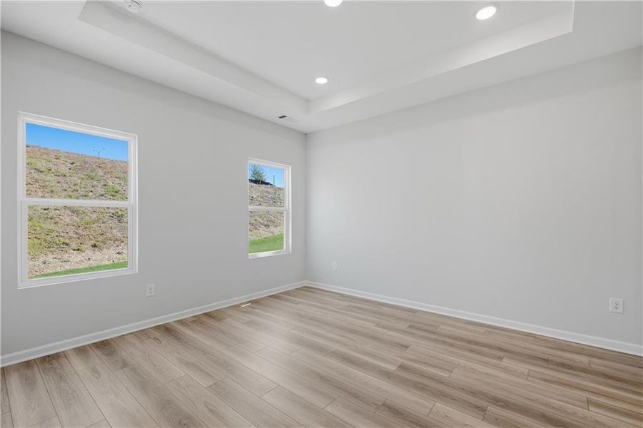 Spacious, unfurnished interior of a new home in The Bluffs, Canton (Image 16).