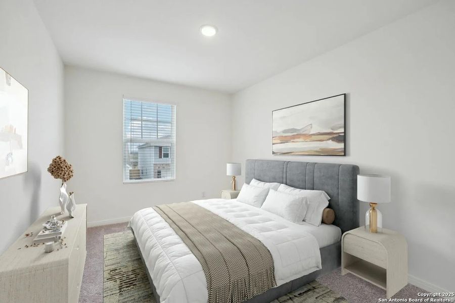 Furnished interior view inside a new home in Sutton Farms, San Antonio (Image 4).