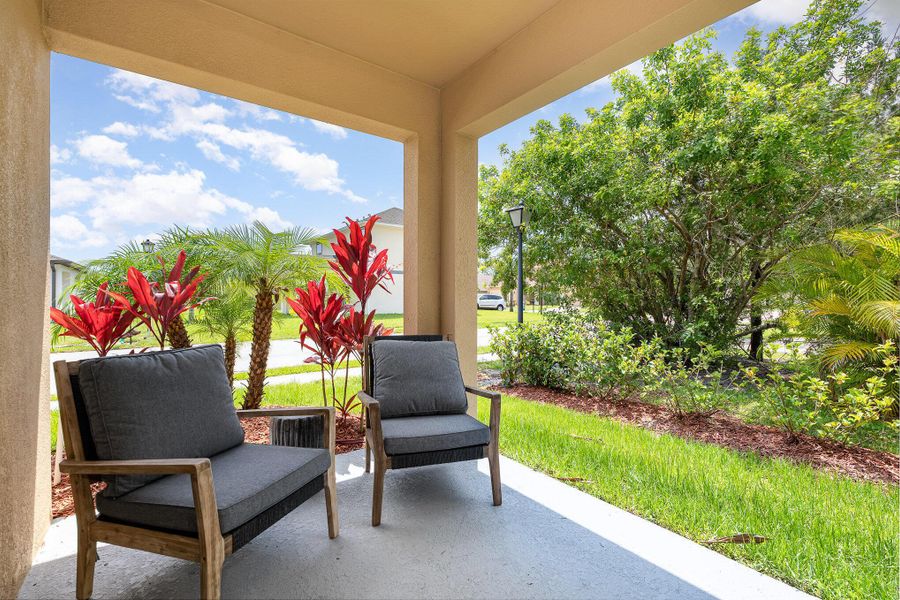 Furnished interior view inside a new home in Morningside, Fort Pierce (Image 9).
